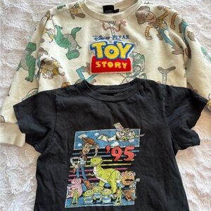 Disney Pixar Toy Story Sweatshirt and Tshirt Bundle